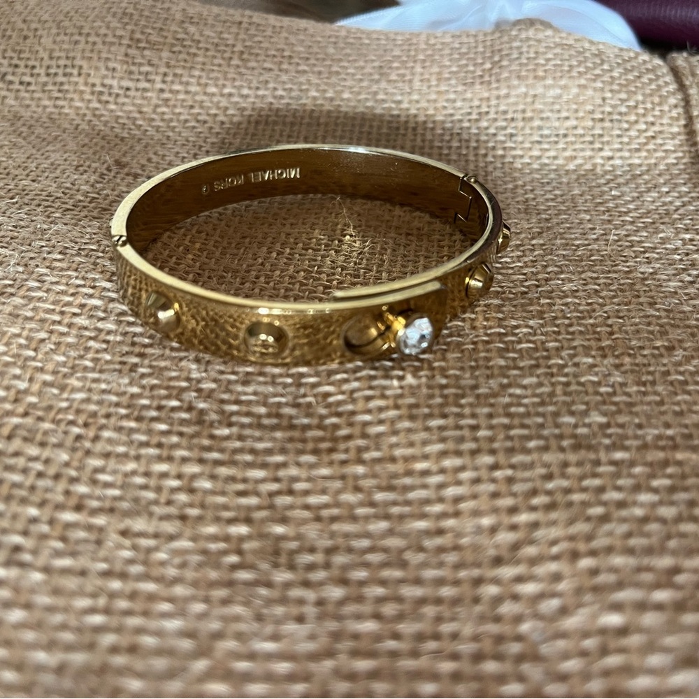 Michael Kors Gold Crystal Accent Bracelet